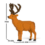 JEKCA Animal Building Blocks Kit for Kidults Deer 01C
