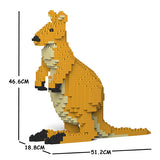 JEKCA Animal Building Blocks Kit for Kidults Kangaroo 01C