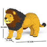 JEKCA Animal Building Blocks Kit for Kidults Lion 01C