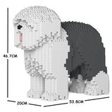 JEKCA Animal Building Blocks Kit for Kidults Old English Sheepdog 01C-M02