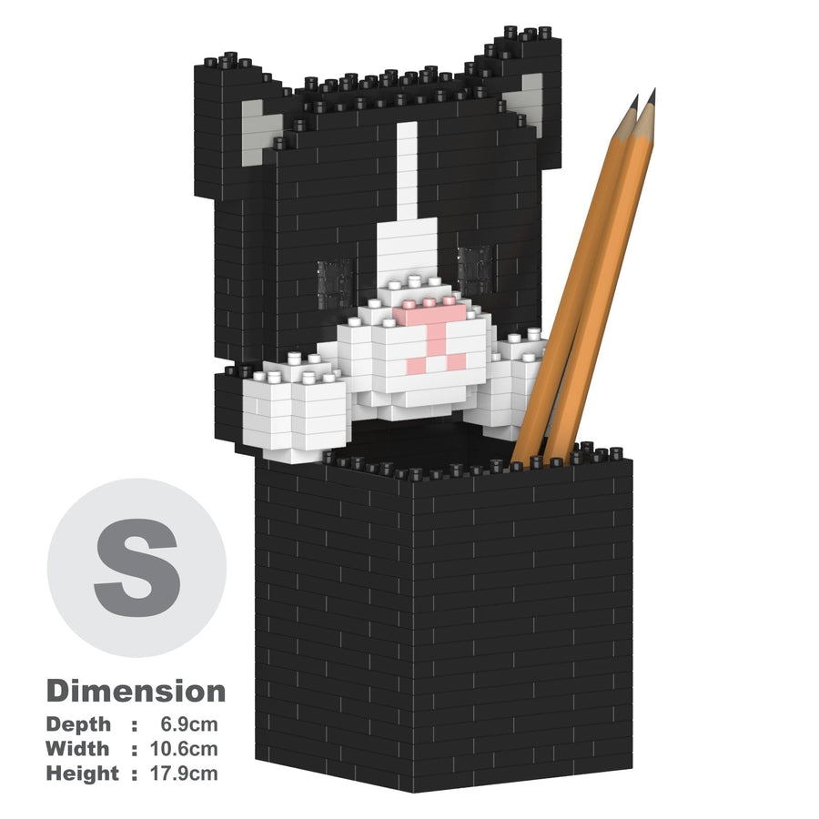 Jekca Tuxedo Cat Pencil Cup 01S