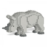 JEKCA Animal Building Blocks Kit for Kidults Rhino 01C