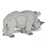 JEKCA Animal Building Blocks Kit for Kidults Rhino 01S