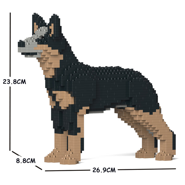 JEKCA Animal Building Blocks Kit for Kidults Australian Cattle Dog 01S