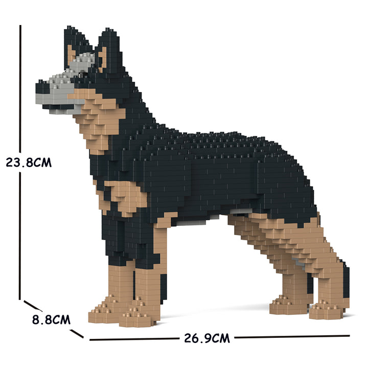 JEKCA Animal Building Blocks Kit for Kidults Australian Cattle Dog 01S