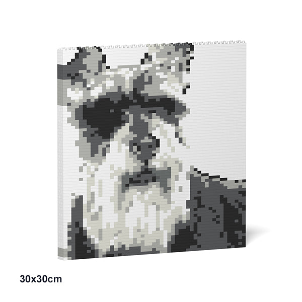 Jekca Standard Schnauzer Brick Painting 01S