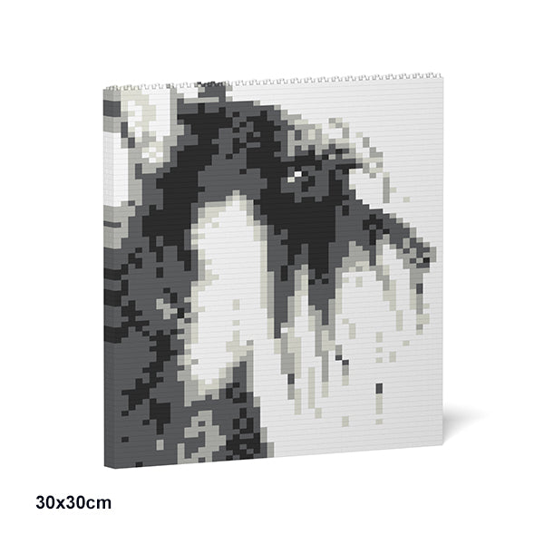 Jekca Standard Schnauzer Brick Painting 02S