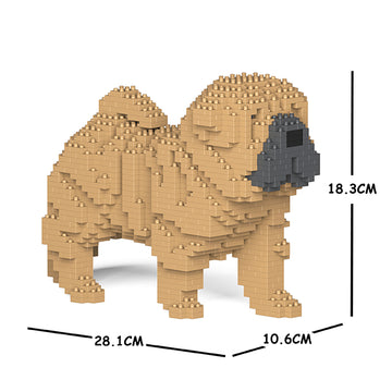 JEKCA Animal Building Blocks Kit for Kidults Shar Pei 01S-M01