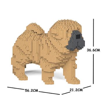 JEKCA Animal Building Blocks Kit for Kidults Shar Pei 01C-M01