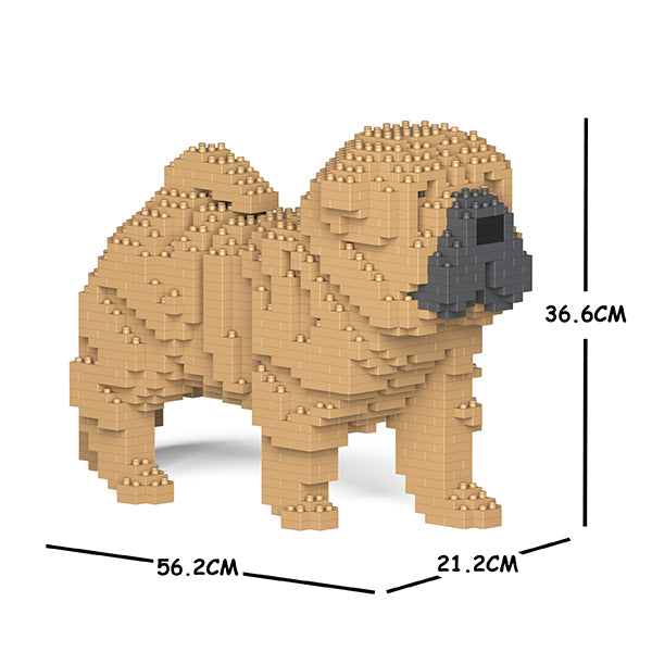 JEKCA Animal Building Blocks Kit for Kidults Shar Pei 01C-M01