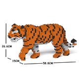 JEKCA Animal Building Blocks Kit for Kidults Tiger 01C