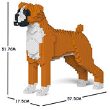 JEKCA Animal Building Blocks Kit for Kidults Boxer 01C-M02