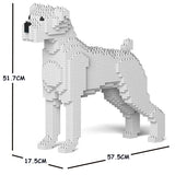JEKCA Animal Building Blocks Kit for Kidults Boxer 01C-M03