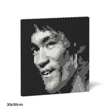 JEKCA Animal Building Blocks Kit for Kidults Brick Painting-Bruce Lee 04S
