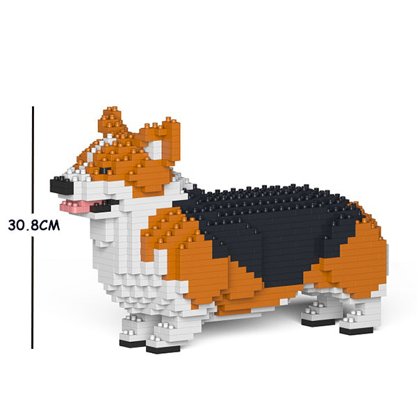 JEKCA Animal Building Blocks Kit for Kidults Welsh Corgi 01C-M02