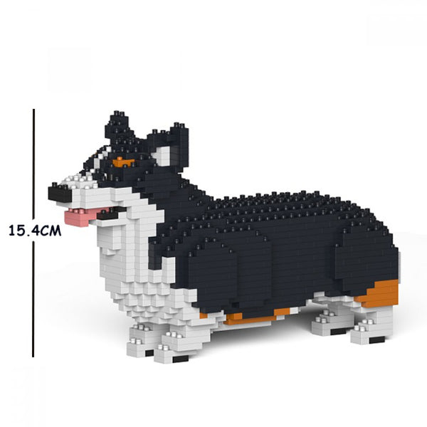 JEKCA Animal Building Blocks Kit for Kidults Welsh Corgi 01S-M03
