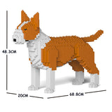 JEKCA Animal Building Blocks Kit for Kidults English Bull Terrier 01C-M02