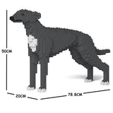 JEKCA Animal Building Blocks Kit for Kidults Greyhound 01C-M03
