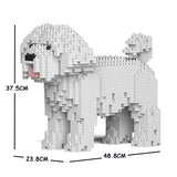 JEKCA Animal Building Blocks Kit for Kidults Maltese 01C