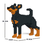 JEKCA Animal Building Blocks Kit for Kidults Miniature Pinscher 01C-M01