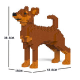 JEKCA Animal Building Blocks Kit for Kidults Miniature Pinscher 01C-M02