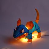 Mouse 3D Paper Model, Lamp