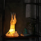 Yoga Cat 3D Paper Model, Lamp