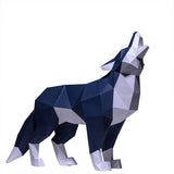 Standing Wolf 3D Model