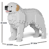 JEKCA Animal Building Blocks Kit for Kidults Pyrenean Mountain Dog 01C