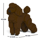 JEKCA Animal Building Blocks Kit for Kidults Standard Poodle 01C-S11