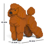 JEKCA Animal Building Blocks Kit for Kidults Standard Poodle 01C-S13